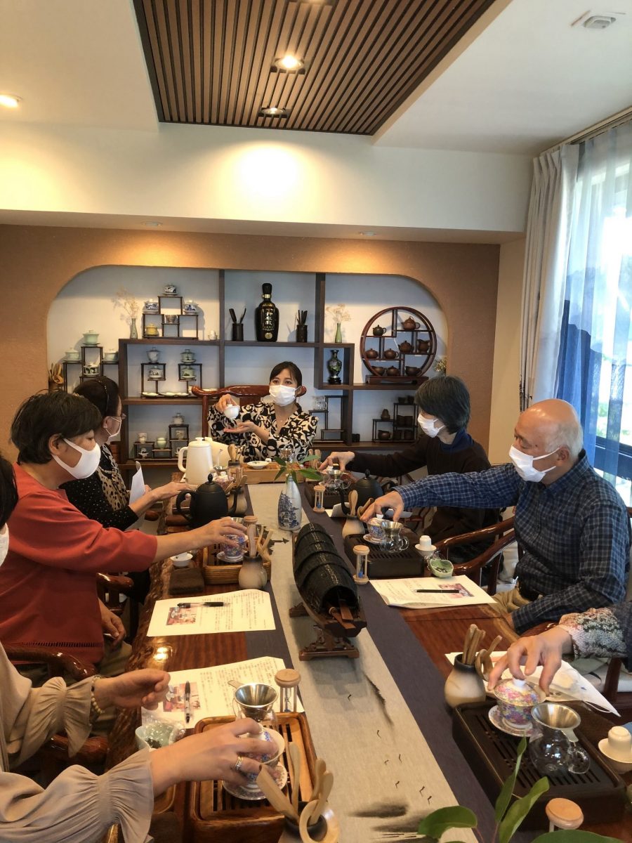 第九回無料中国茶教室（阿里高山茶）の風景